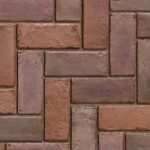 Town Hall Burgundy Red Burnt Clay Old Oak Mix Paver