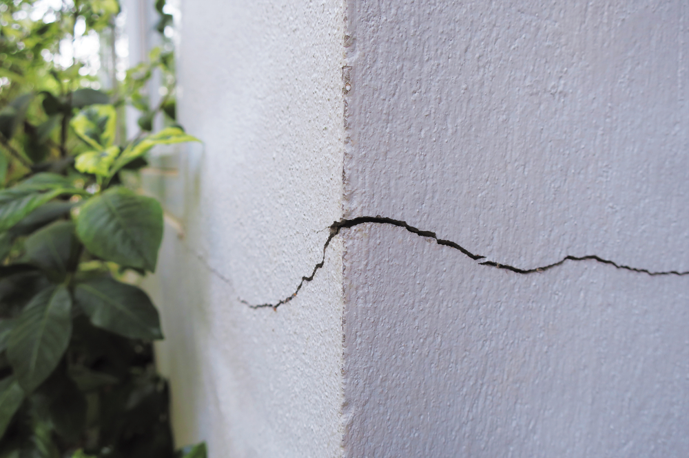 cracked concrete