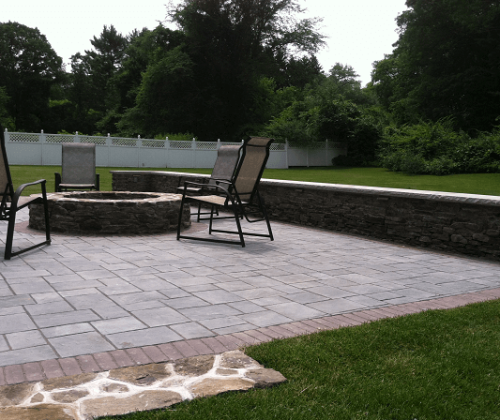 stone patio