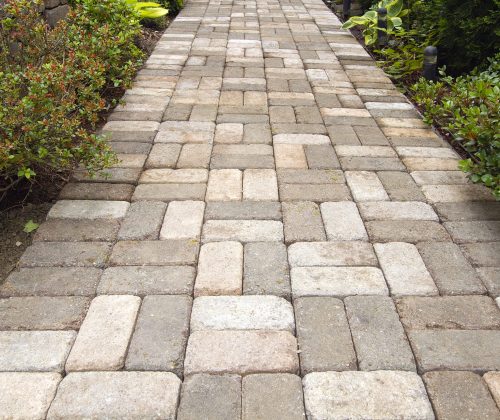 Basket weave brick pattern